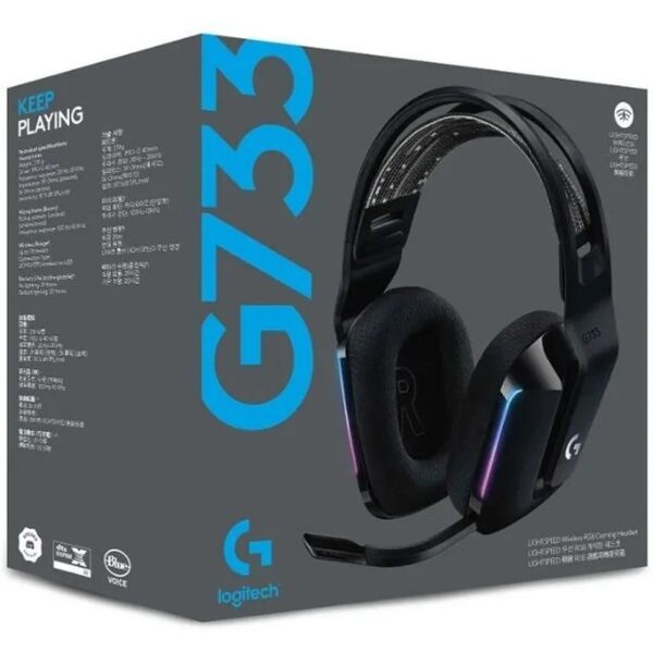 LOGITECH Wireless Headset Gaming G733 LightSpeed Black