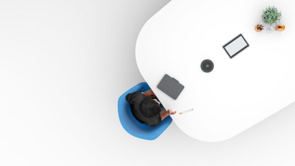 LOGITECH Rally Mic Pod Mount Λευκό
