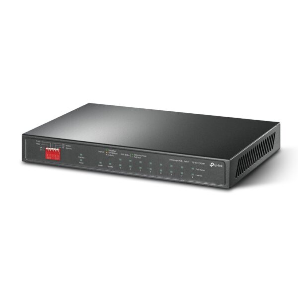 TP-LINK Switch TL-SG1210MP 10-Port Gigabit Desktop Switch with 8-Port PoE+