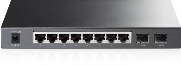 TP-LINK Switch TL-SG2210P, 8-Port Gigabit Smart PoE Switch with 2 SFP Slots