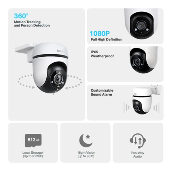 TP-LINK Camera WiFi Tapo C500 Outdoor Pan/Tilt