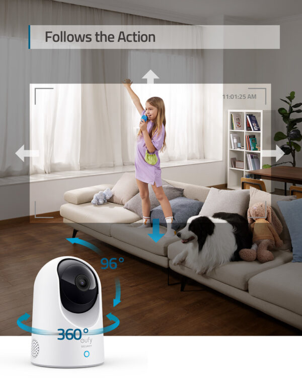 ANKER Wi-Fi Camera 2K Pan-Tilt Indoor