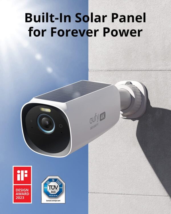 ANKER Wi-Fi Battery Camera Solar EufyCam 3 Kit 3+1 4K  With Homebase 3