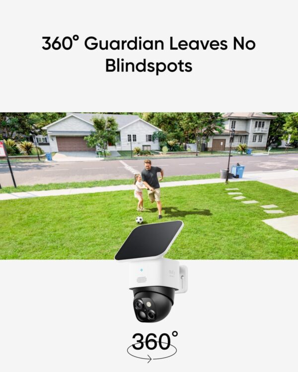 ANKER Eufy Solar Security Camera S340 Solo Outdoor