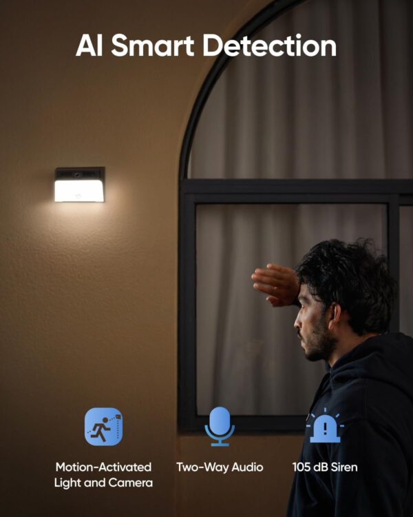 ANKER Eufy Solar Wall Light Cam S120 2K Outdoor