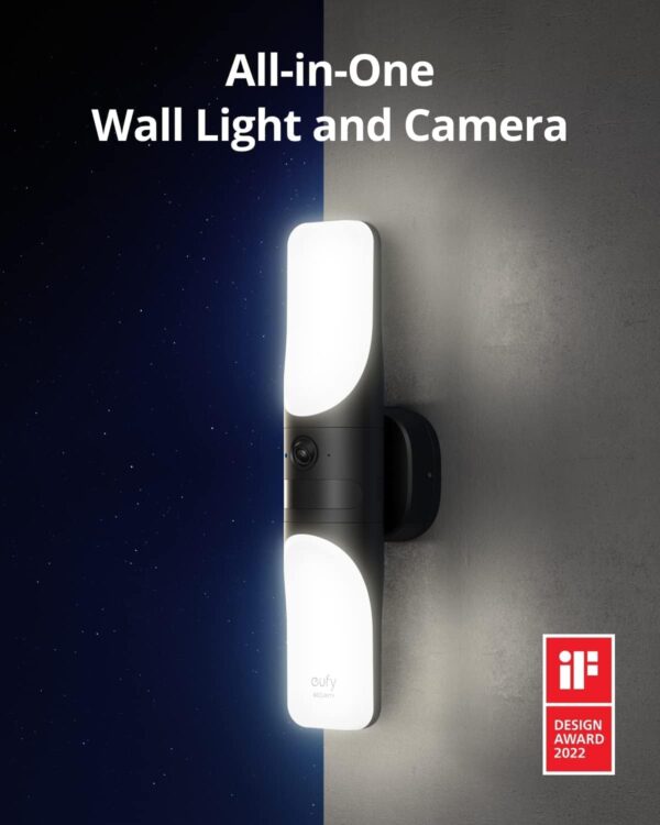 ANKER Eufy Wall Light Cam S100 Wired 2K Outdoor