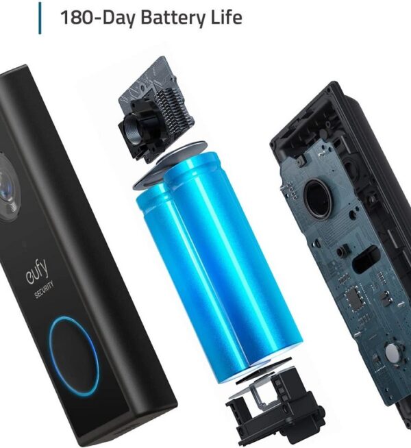 ANKER Eufy Wireless Battery Doorbell 2K Kit with Homebase