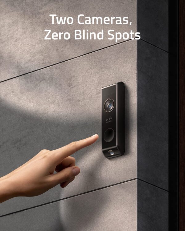 ANKER Eufy Wireless Battery Doorbell Dual Lens 2K Add On