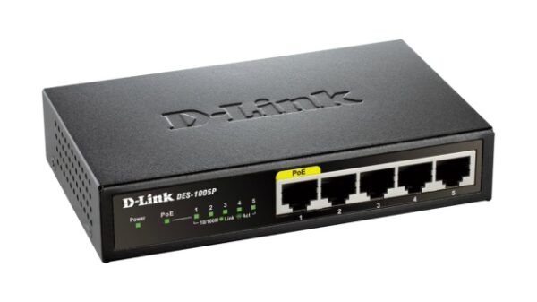 DLINK DES-1005P 5-PORTS 10/100 ONE POE