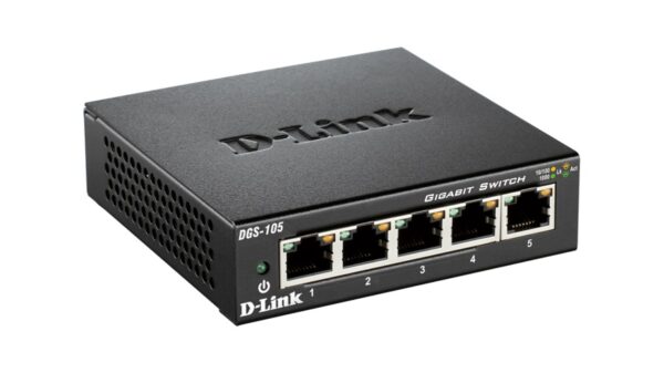 D-LINK SWITCH DGS-105/E 5 PORT 10/100/1000Mbps