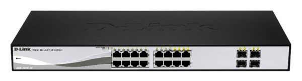 D-LINK SWITCH  DGS-1210-16 10/100/1000Mbps  Smart