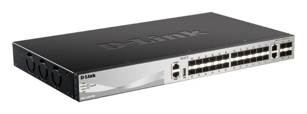 D-LINK DGS-3130-30S/SI, 24 SFP PORTS 2*10G 4*SFP+