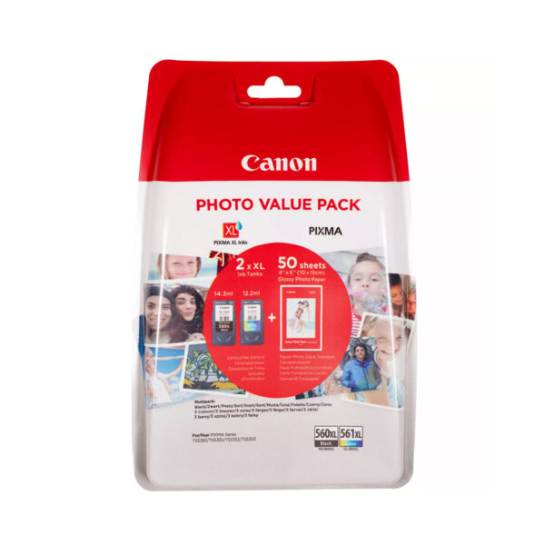 Canon PG-560Xl CL-561Xl Photo Val - 3712C004