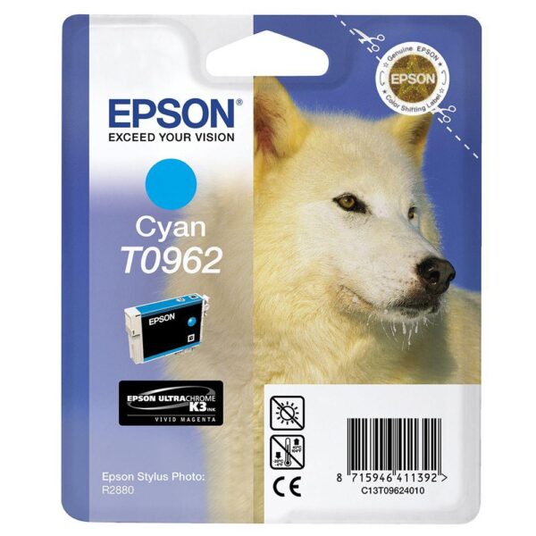 Ink Epson T0962 C13T09624020 UltraChrome Cyan with pigment