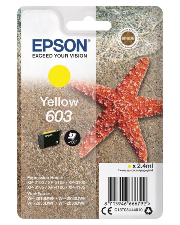 Ink Epson T03U440 C13T03U440 Yellow 2.4ml
