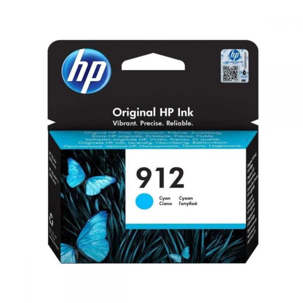 HP 912 Cyan Ink Cartridge ( 3YL77AE )