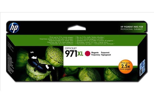 Ink HP No 971XL Magenta Ink Crtr 6600 pages
