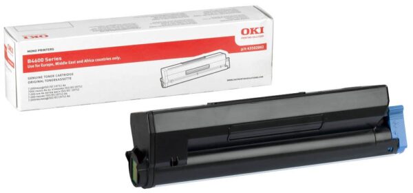 Toner Laser Oki 43502002 Black 7K Pgs