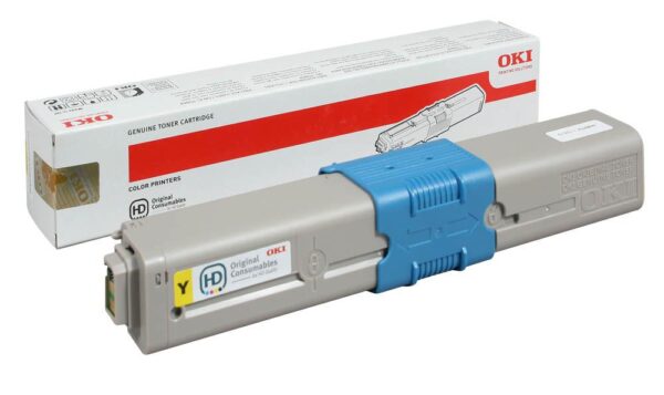 Toner Laser Oki 44469704 Yellow 2K Pgs
