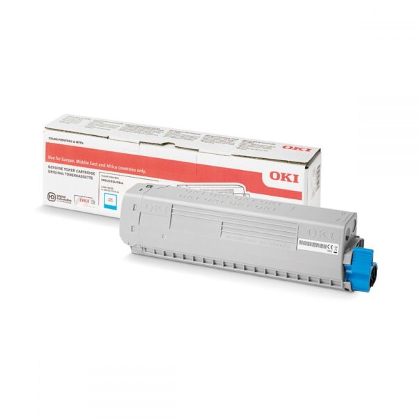 Toner Laser Oki 47095703 Cyan - 5K Pgs