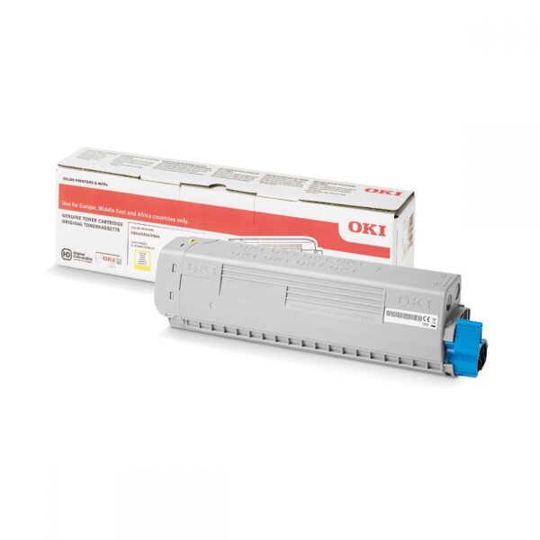 Toner Laser Oki 46861305 High Capacity Yellow - 10K Pgs
