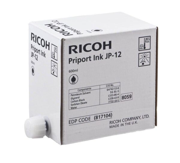 Ink Refill Ricoh 817104 Black - 5T x 600ml