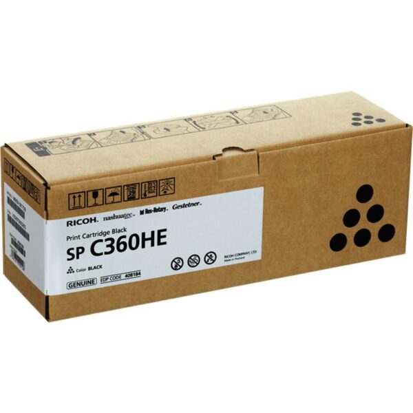 Toner Laser Ricoh SPC360HE Black 7k Pgs