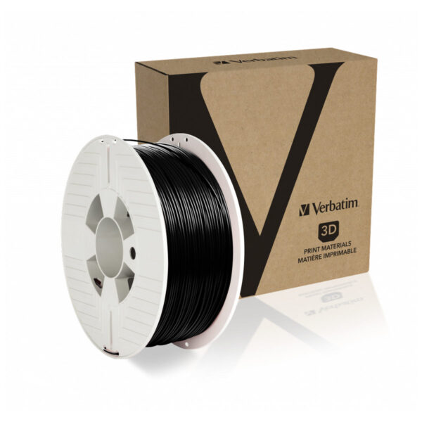 Verbatim 3D Printer Filament PLA 1.75Mm Black 1Kg