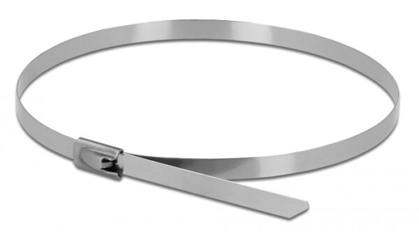 DELOCK μεταλλικός σφιγκτήρας καλωδίων 18770, 500x4.6mm, 10τμχ