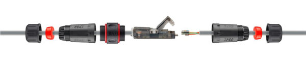 GOOBAY σύνδεσμος καλωδίων CAT 6 44415, UTP, αδιάβροχος, toolfree