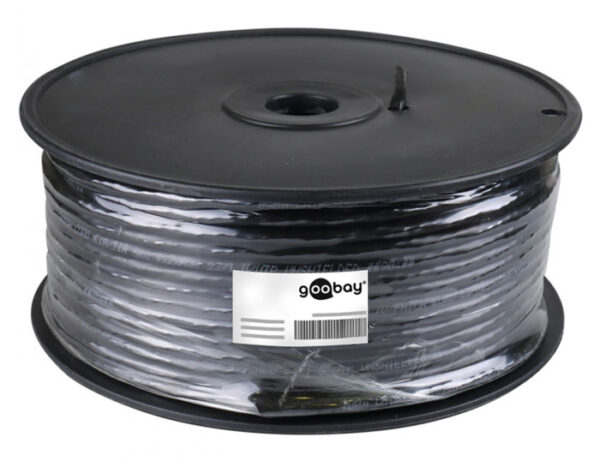 GOOBAY καλώδιο δικτύου 57294, CAT 5e F/UTP, CCA, έως 40m, 100m, μαύρο