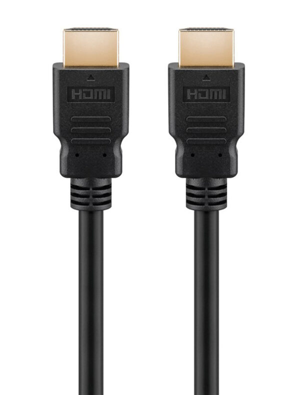 GOOBAY καλώδιο HDMI 2.0 60623 με Ethernet, 4K/60Hz, 18 Gbps, 3m, μαύρο