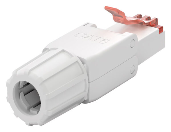 GOOBAY βύσμα RJ45 65942, CAT 6 UTP, tool-free, λευκό
