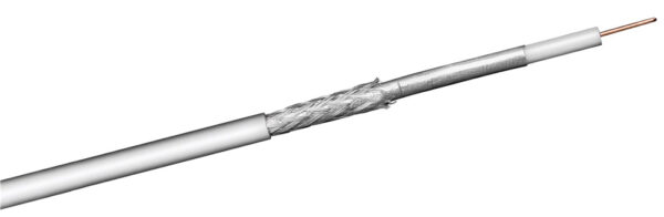 GOOBAY καλώδιο κεραίας 67096, 100dB, 75Ω, CCS, 100m, λευκό