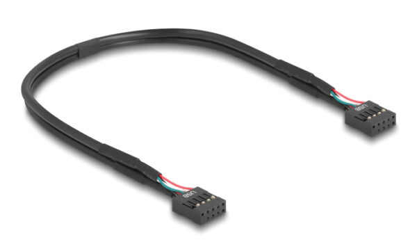 DELOCK αντάπτορας USB 2.0 Pin σε 2x USB Type-E Key A 67176 με USB pin καλώδιο