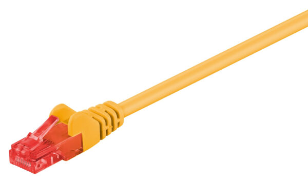 GOOBAY καλώδιο δικτύου 68428, CAT6 U/UTP, CCA, 7.5m, κίτρινο