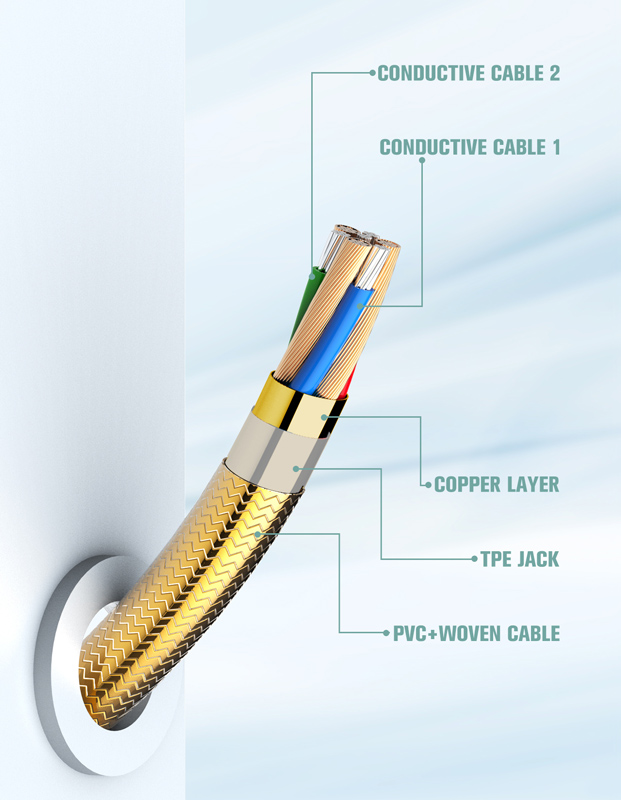 LDNIO καλώδιο USB-C σε USB LS652, 30W, 2m, γκρι