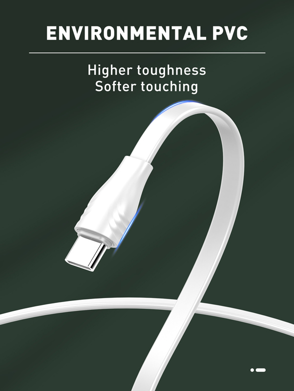 LDNIO καλώδιο USB-C σε USB-C LC132C, 65W PD, 2m, λευκό