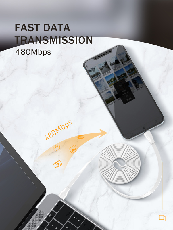 LDNIO καλώδιο Lightning σε USB-C LC132I, 30W PD, 2m, λευκό