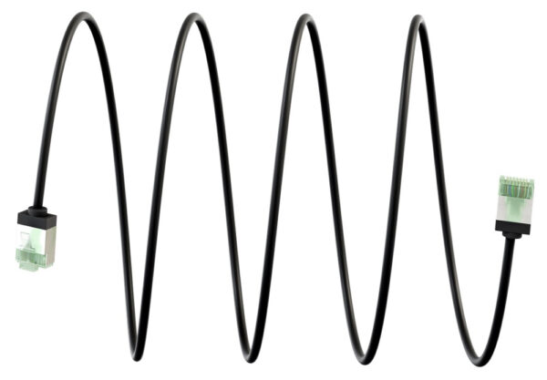 GOOBAY καλώδιο δικτύου 74356, CAT 8.1 U/FTP, slim, copper, 40Gbps, 5m, μαύρο