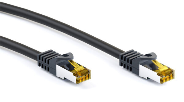 GOOBAY καλώδιο δικτύου 91617, CAT 7 S/FTP, 500 MHz, CU, 3m, μαύρο