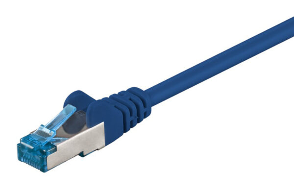 GOOBAY καλώδιο δικτύου 93677, CAT 6A S/FTP (PiMF), CCA, 1m, μπλε