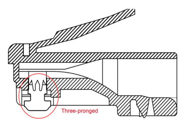 GOOBAY βύσμα RJ45 93828, CAT 6 UTP, διάφανο, 10τμχ