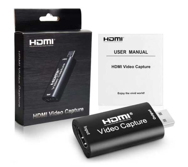 POWERTECH video capture CAB-H147, HDMI/USB σύνδεση, 4K/60Hz, μαύρο