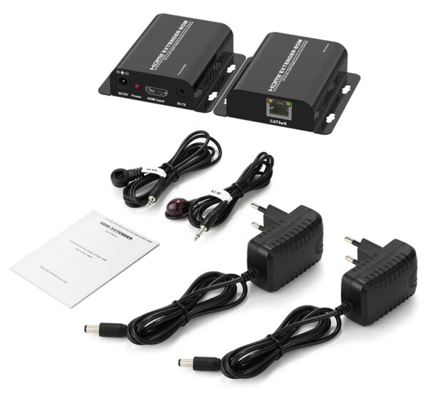 POWERTECH HDMI video extender CAB-H148 μέσω καλωδίου RJ45, 1080p, 60m