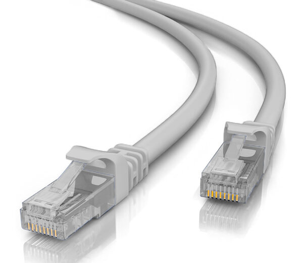 POWERTECH καλώδιο δικτύου CAB-N247, Cat 5e U/UTP, copper, 0.25m, γκρι