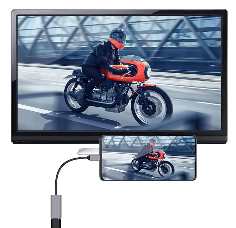 POWERTECH αντάπτορας USB-C σε HDMI CAB-UC086, 4K/60Hz, γκρι