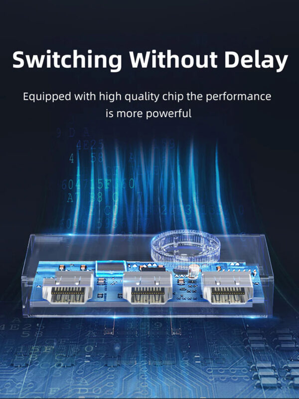 CABLETIME HDMI switch CT-HS4K-AG, 2 σε 1, 4K/60Hz, bi-directional, γκρι