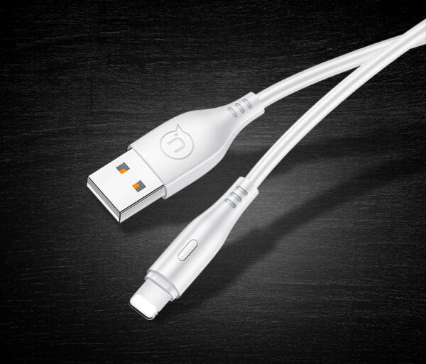 USAMS καλώδιο Lightning σε USB US-SJ266, 10W, 1m, λευκό