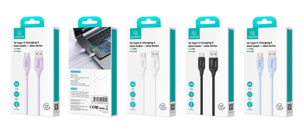 USAMS καλώδιο USB-C σε USB US-SJ619, 15W, 1m, μαύρο